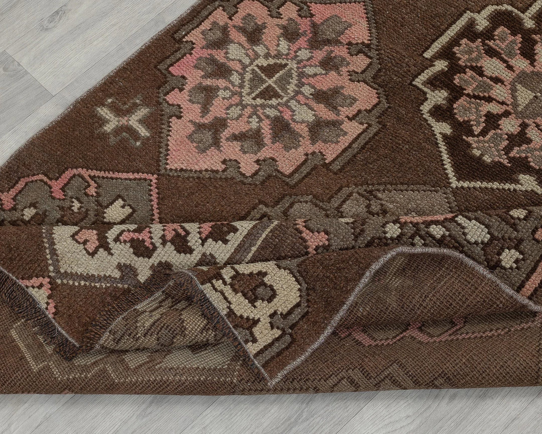 Multicolor Turkish Oushak Rug 3' 2" x 6' 7" Hand-Knotted view 9
