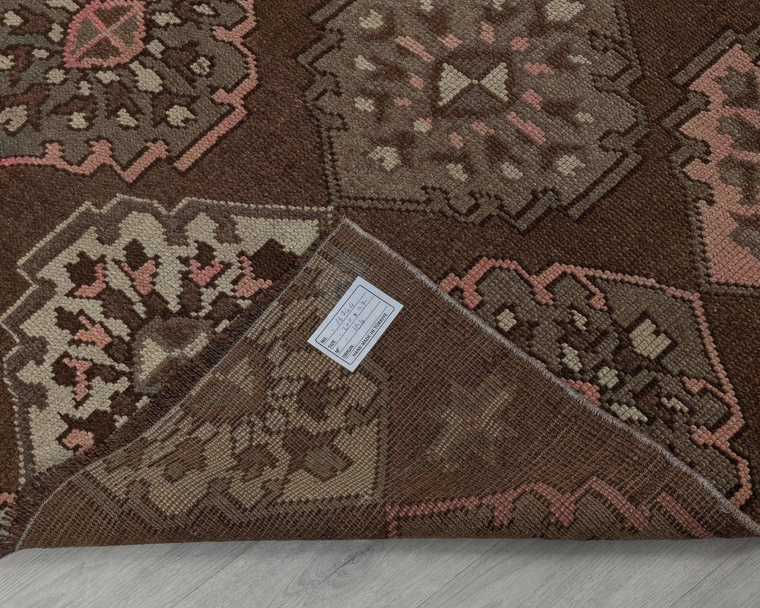 Multicolor Turkish Oushak Rug 3' 2" x 6' 7" Hand-Knotted view 10