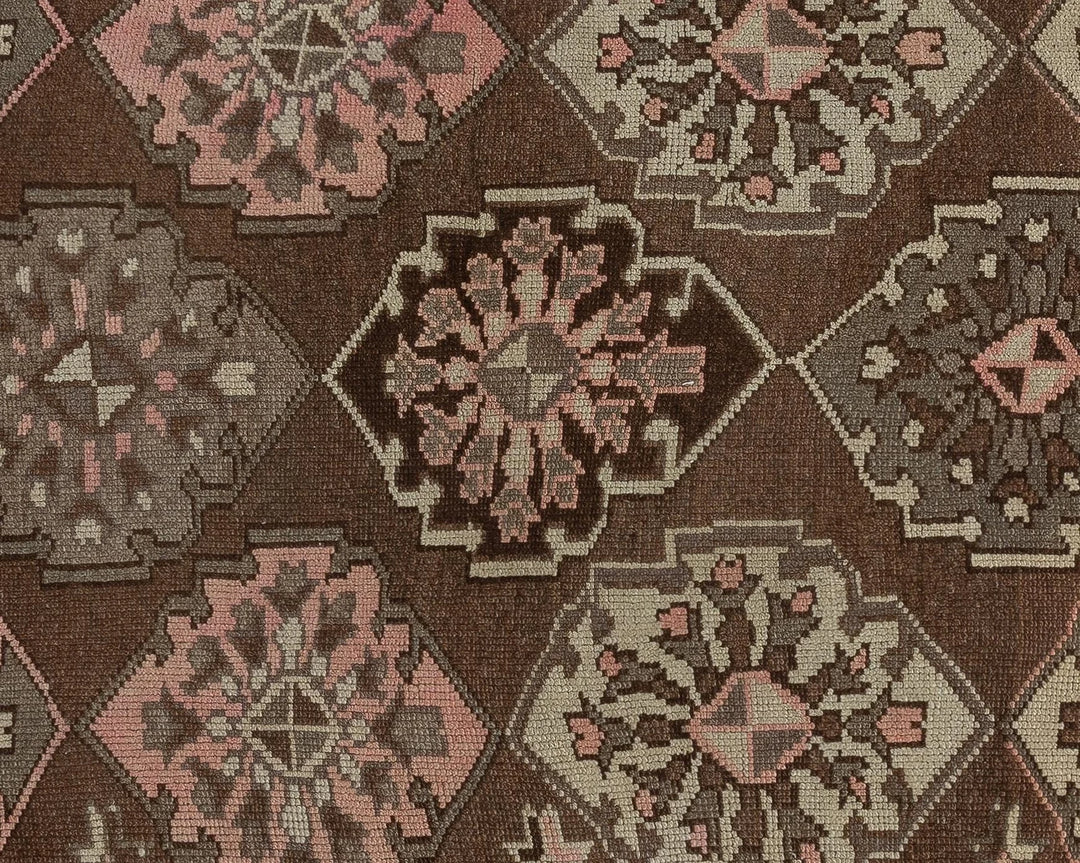 Multicolor Turkish Oushak Rug 3' 2" x 6' 7" Hand-Knotted field