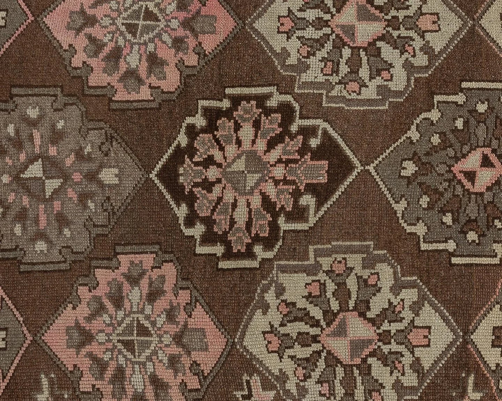 Multicolor Turkish Oushak Rug 3' 2" x 6' 7" Hand-Knotted field