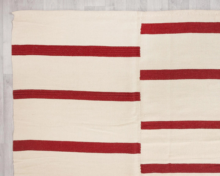 Red Turkish Kilim Rug 10' 1" x 13' 2" Flat-Weave | No. VR54607