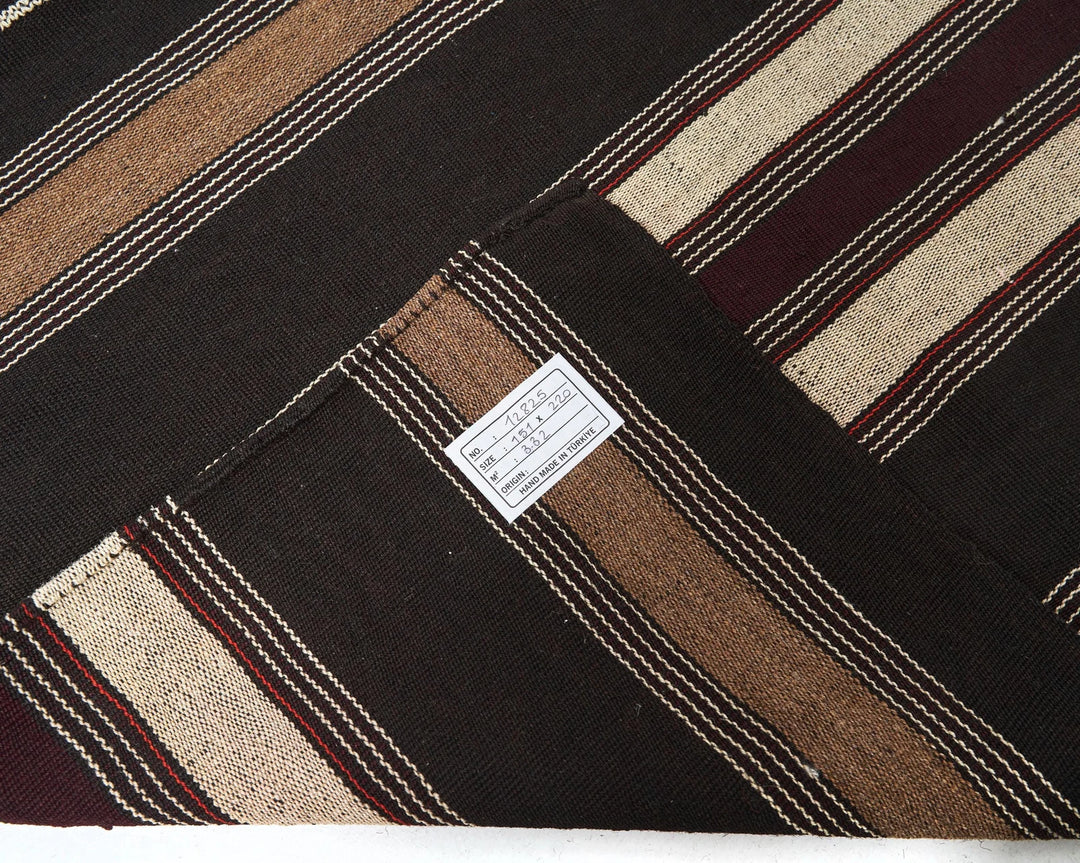 Brown Kilim Rug 4' 11" x 7' 3" | No. VR54819