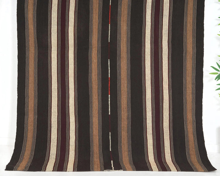 Brown Kilim Rug 4' 11" x 7' 3" | No. VR54819