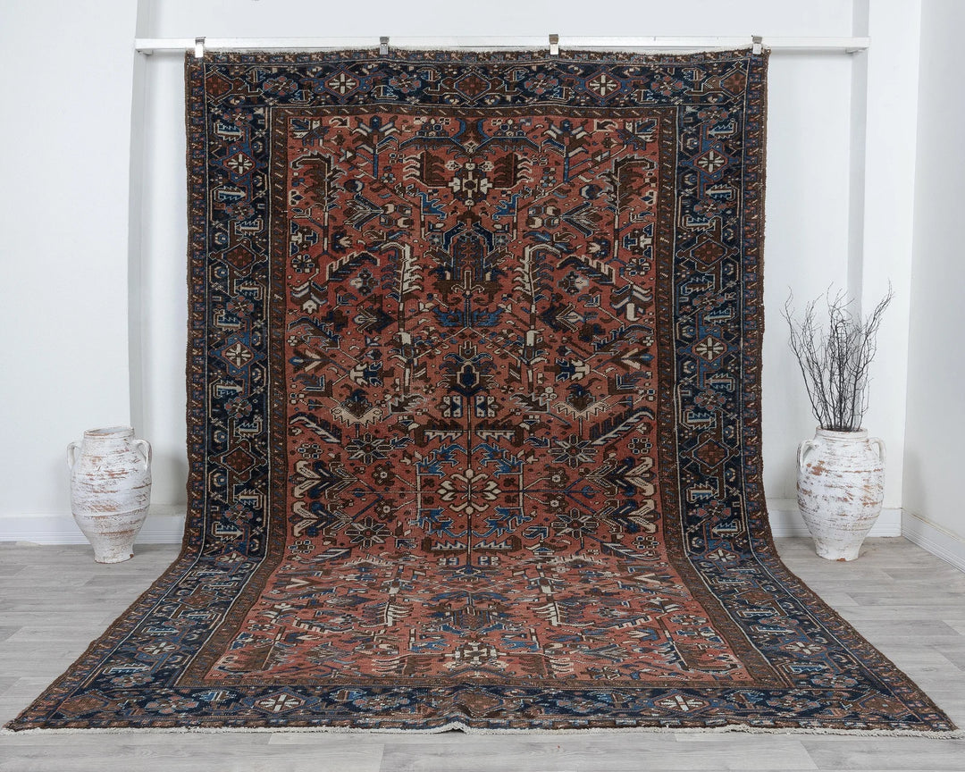 Red Oushak Rug 7' 10" x 10' 7" | No. VR54984
