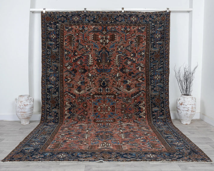 Red Oushak Rug 7' 10" x 10' 7" | No. VR54984