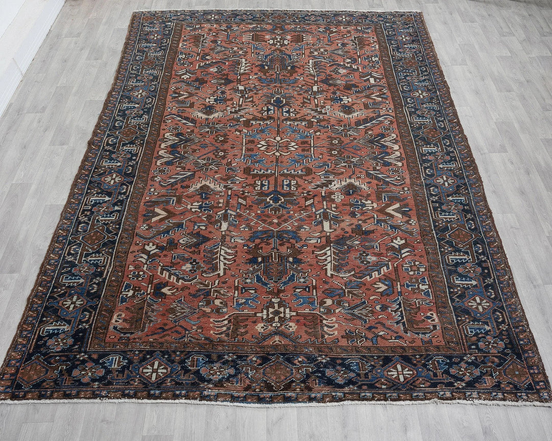 Red Oushak Rug 7' 10" x 10' 7" | No. VR54984