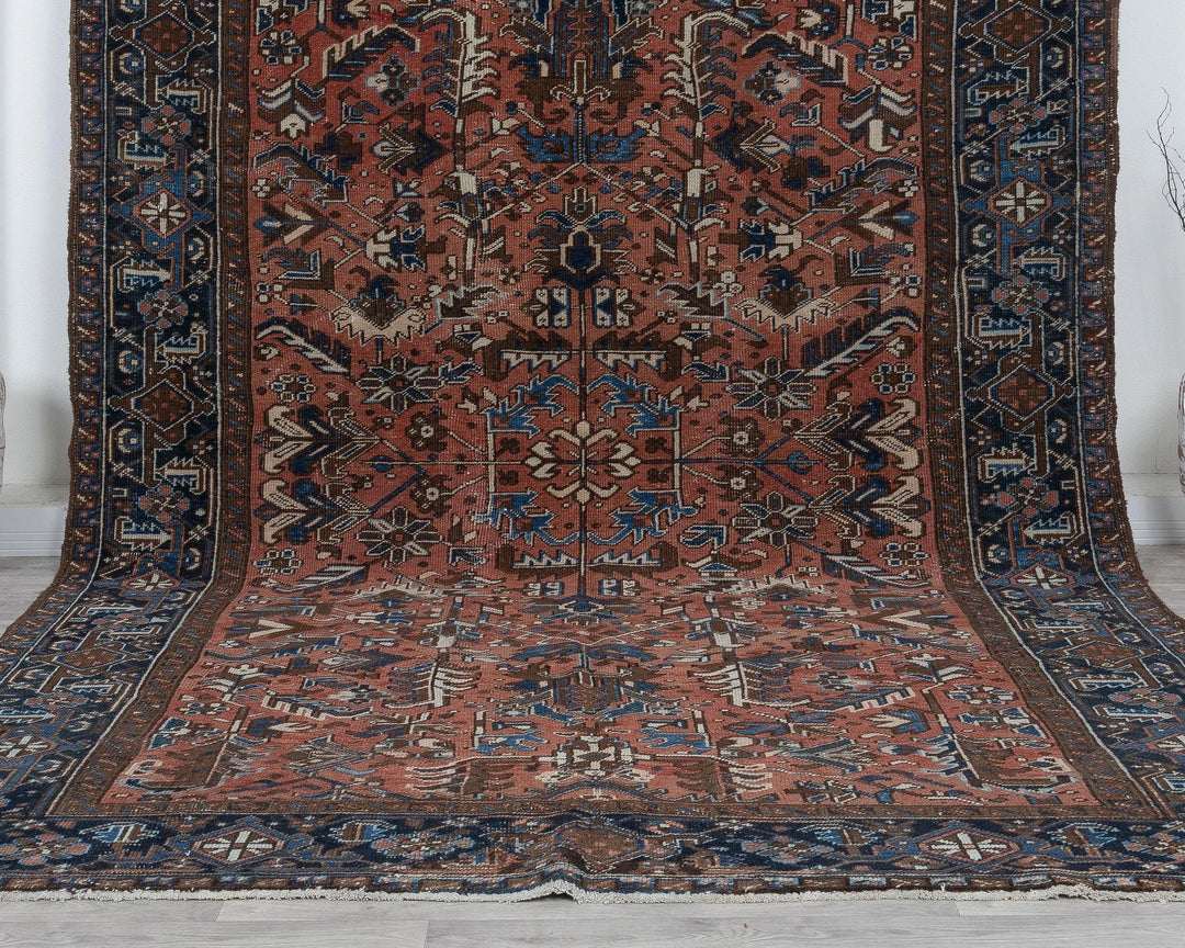 Red Oushak Rug 7' 10" x 10' 7" | No. VR54984