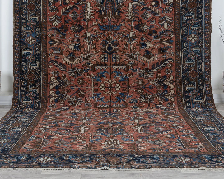 Red Oushak Rug 7' 10" x 10' 7" | No. VR54984