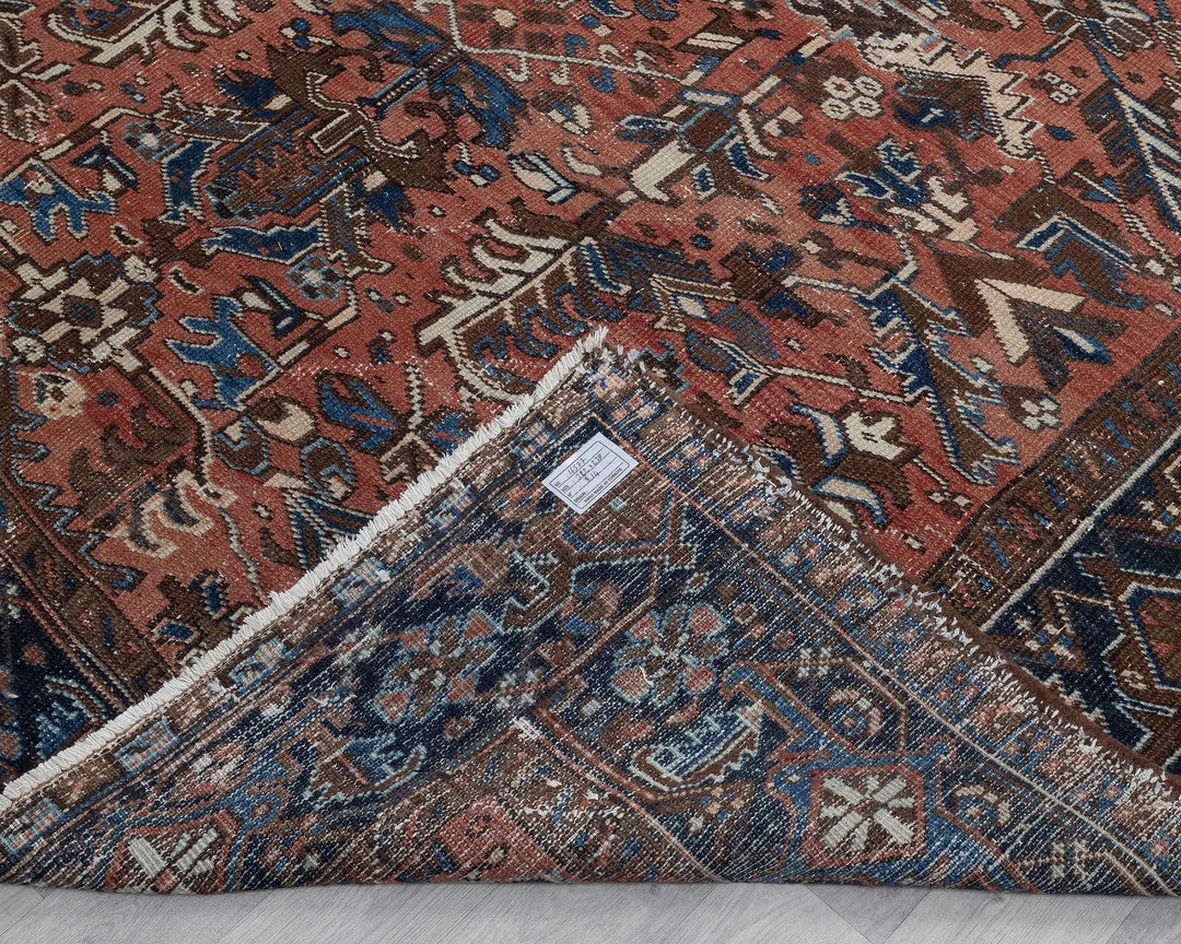 Red Oushak Rug 7' 10" x 10' 7" | No. VR54984