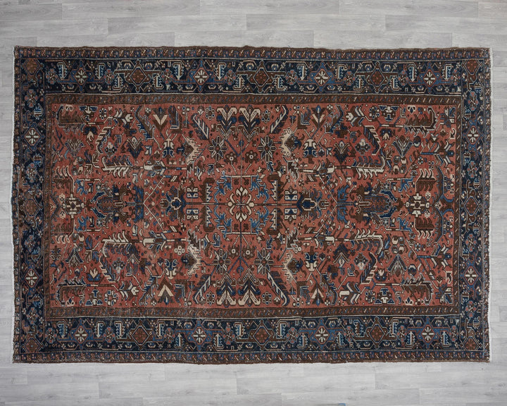 Red Oushak Rug 7' 10" x 10' 7" | No. VR54984