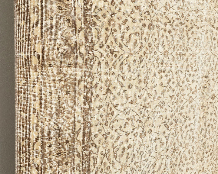 Multicolor Turkish Oushak Rug 6'7" x 9'2" Hand-Knotted | No. VR55127