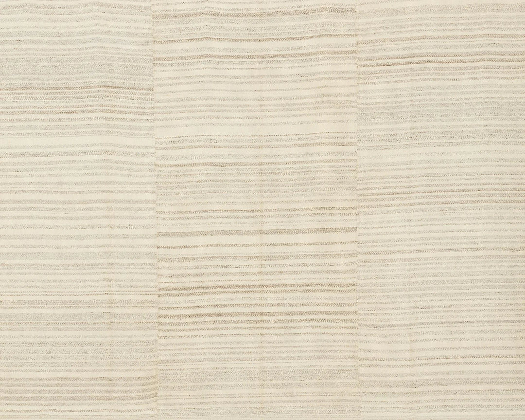 Beige Turkish Kilim Rug 10' x 13' Flat-Weave | No. VR55240