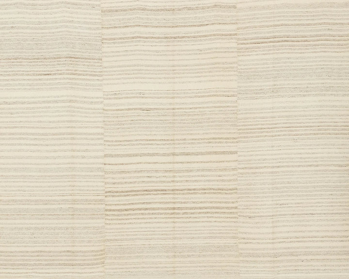 Beige Turkish Kilim Rug 10' x 13' Flat-Weave | No. VR55240