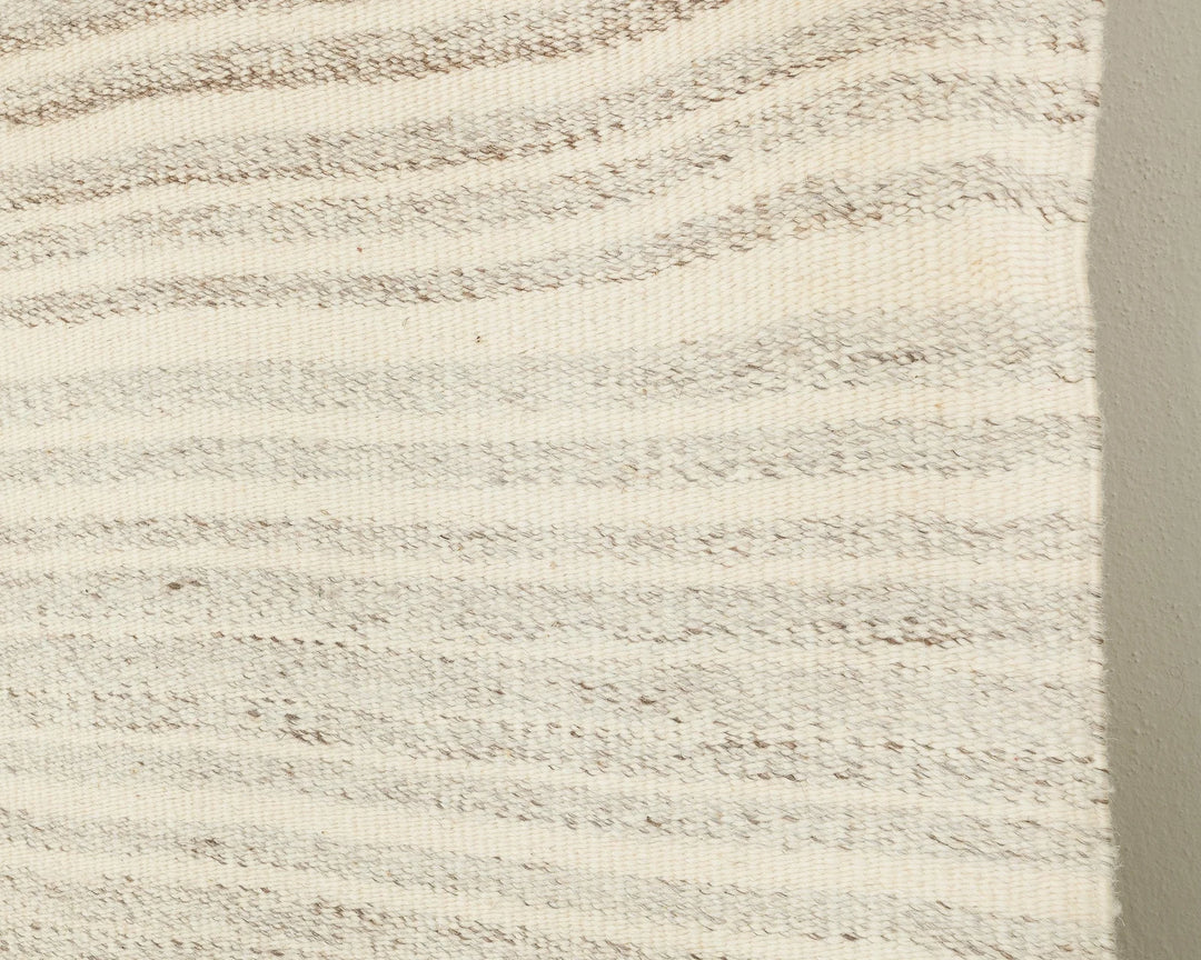 Beige Turkish Kilim Rug 10' x 13' Flat-Weave | No. VR55240