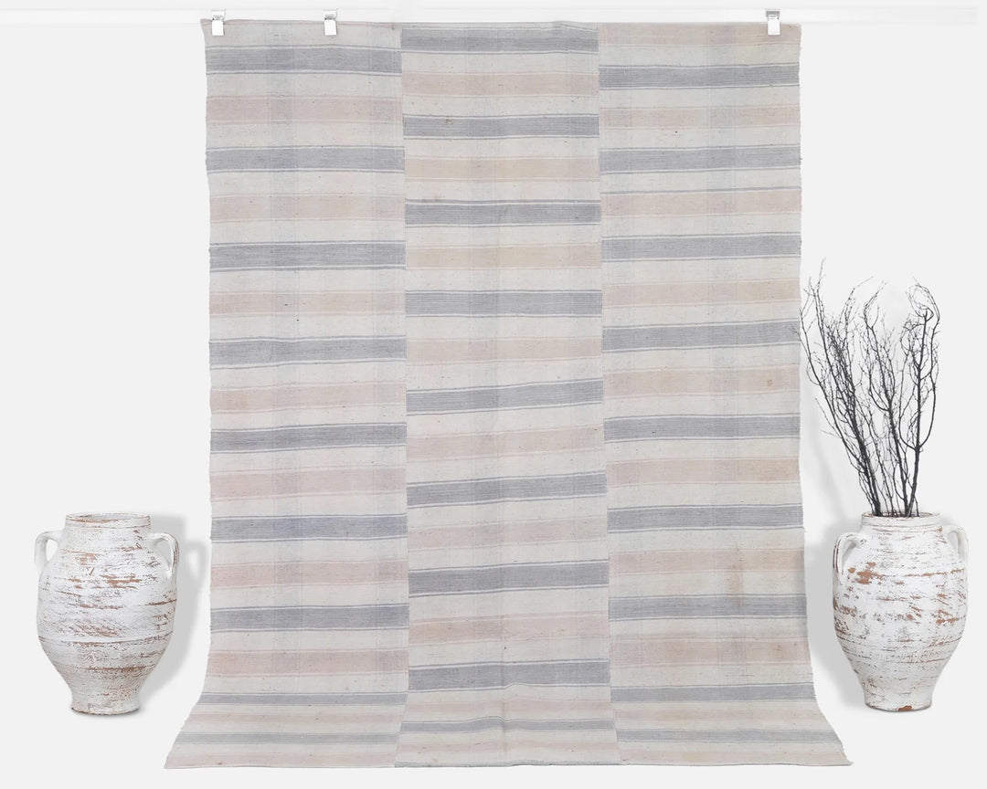 Multicolor Turkish Kilim Rug 5' 6" x 8' Flat-Weave | No. VR55372