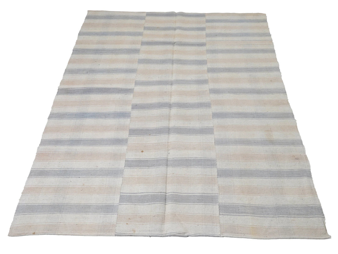 Multicolor Turkish Kilim Rug 5' 6" x 8' Flat-Weave | No. VR55372