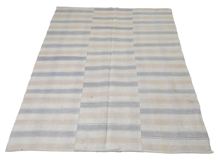 Multicolor Turkish Kilim Rug 5' 6" x 8' Flat-Weave | No. VR55372