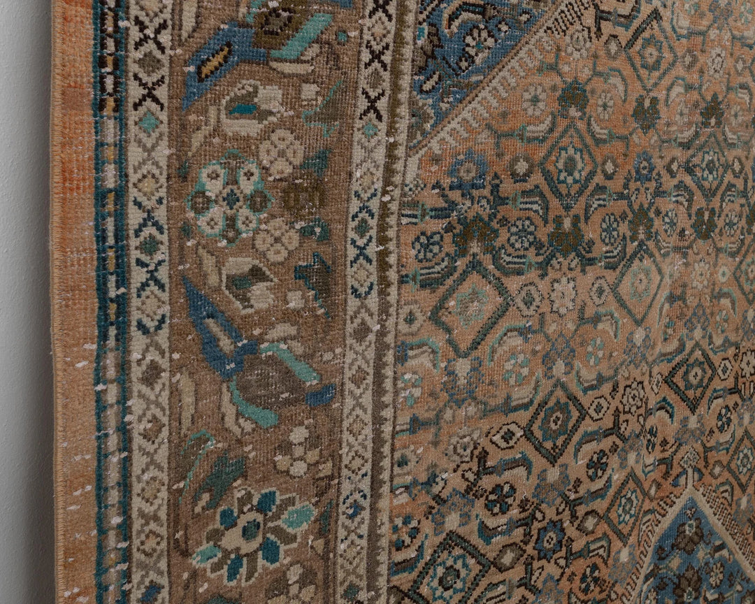 Multicolor Turkish Oushak Rug 6'5" x 9'4" Hand-Knotted | No. VR55476