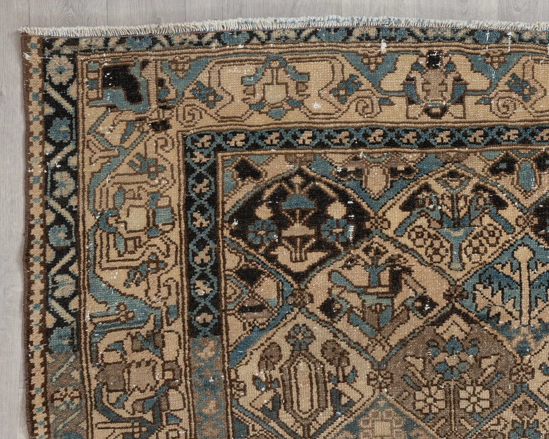 Multicolor Turkish Oushak Rug 5' 8" x 8' 11" Hand-Knotted | No. VR55495