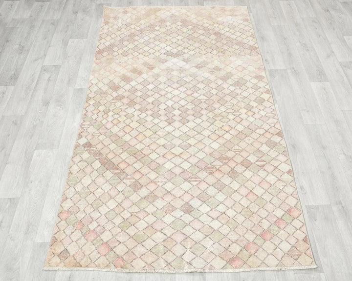 Terracotta Turkish Oushak Rug 3' 8" x 6' 10" Hand-Knotted | No. VR55610