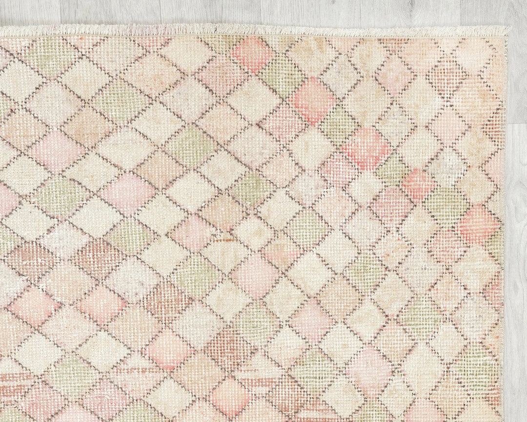 Terracotta Turkish Oushak Rug 3' 8" x 6' 10" Hand-Knotted | No. VR55610