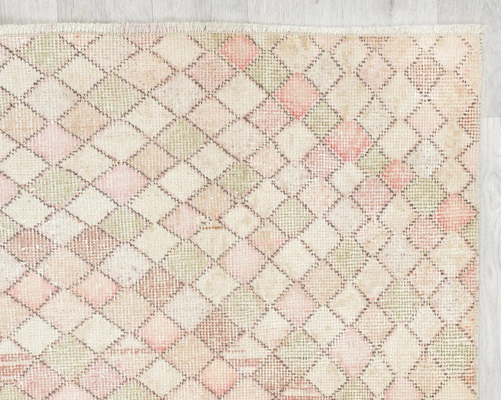 Terracotta Turkish Oushak Rug 3' 8" x 6' 10" Hand-Knotted | No. VR55610