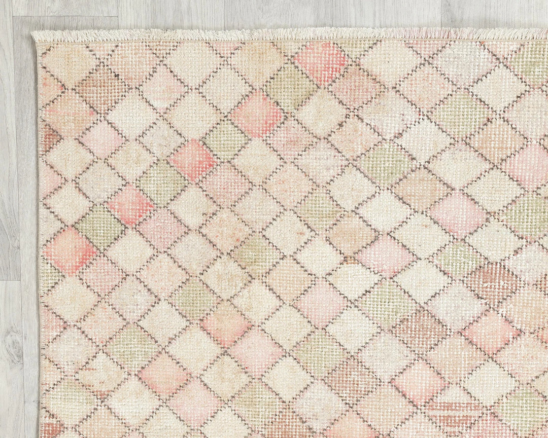 Terracotta Turkish Oushak Rug 3' 8" x 6' 10" Hand-Knotted | No. VR55610