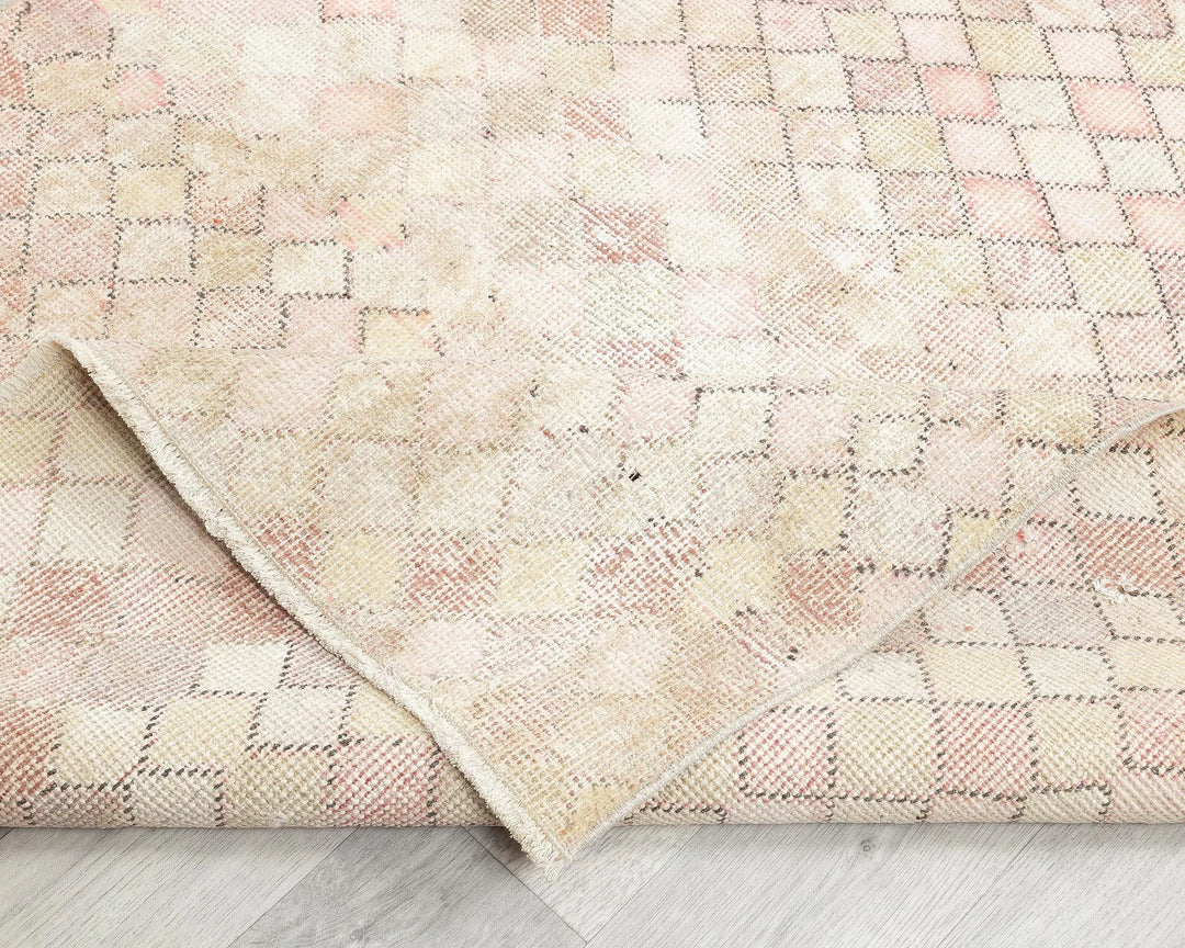 Terracotta Turkish Oushak Rug 3' 8" x 6' 10" Hand-Knotted | No. VR55610