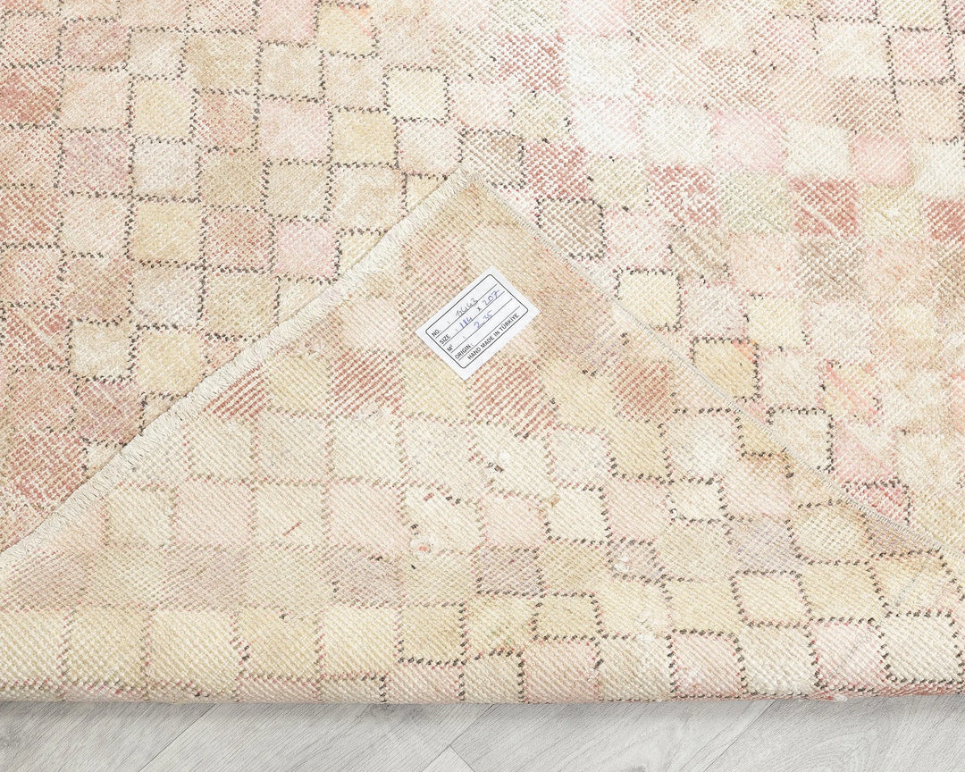 Terracotta Turkish Oushak Rug 3' 8" x 6' 10" Hand-Knotted | No. VR55610