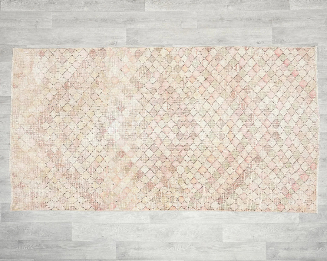 Terracotta Turkish Oushak Rug 3' 8" x 6' 10" Hand-Knotted | No. VR55610