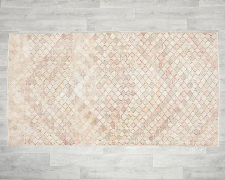 Terracotta Turkish Oushak Rug 3' 8" x 6' 10" Hand-Knotted | No. VR55610