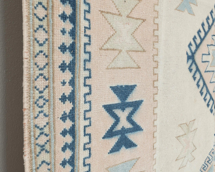 Beige Turkish Oushak Rug 5'6" x 7'1" Hand-Knotted | No. VR55622