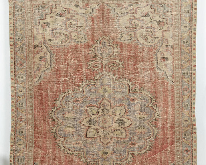 Multicolor Turkish Oushak Rug 5' 11" x 8' 8" Hand-Knotted | No. VR55771