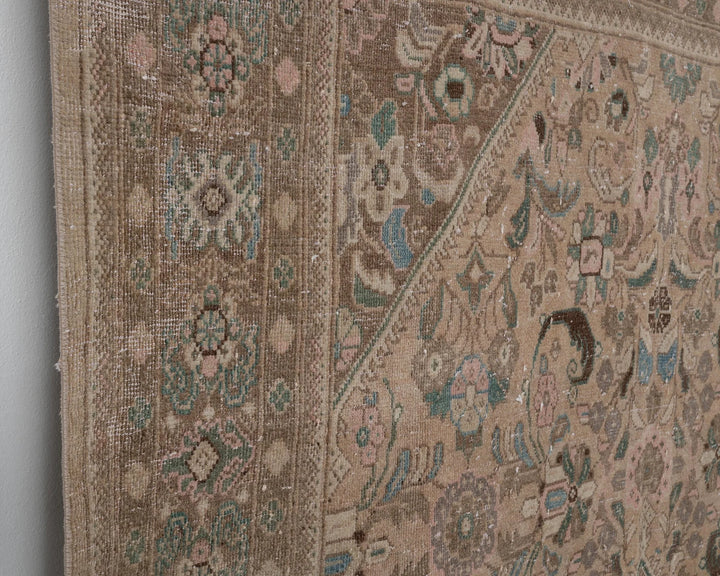 Multicolor Turkish Oushak Rug 7' 1" x 10' 1" Hand-Knotted | No. VR55871