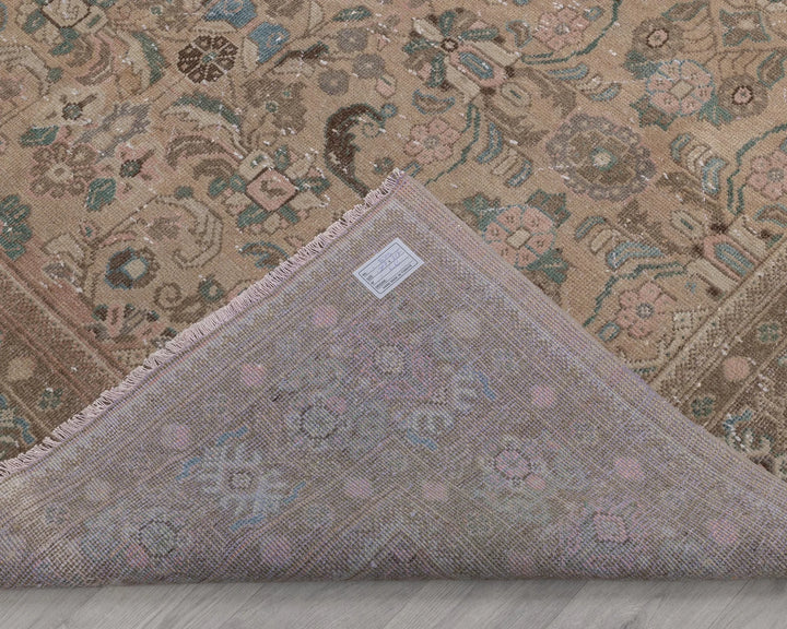 Multicolor Turkish Oushak Rug 7' 1" x 10' 1" Hand-Knotted | No. VR55871