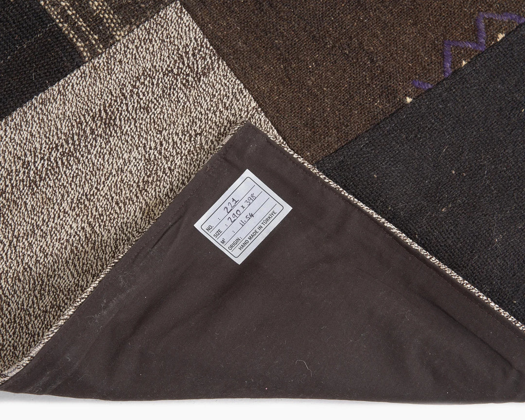 Brown Kilim Rug 9' 6" x 13' 1" | No. VR55931