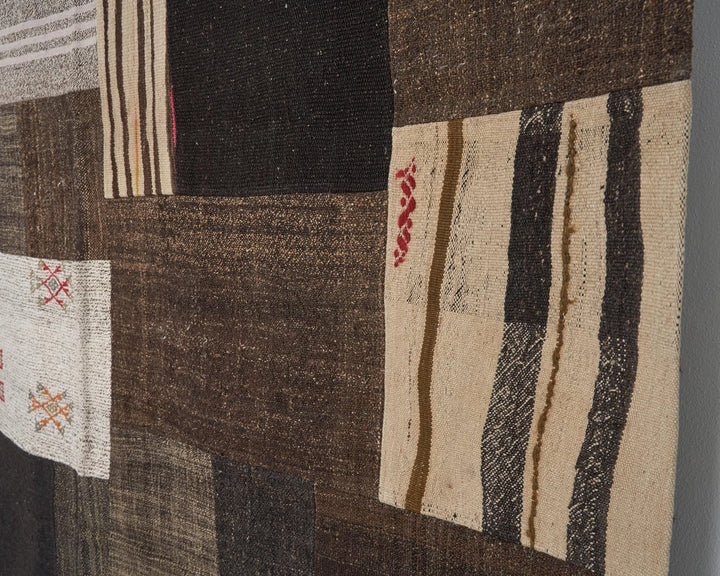 Brown Kilim Rug 9' 6" x 13' 1" | No. VR55931