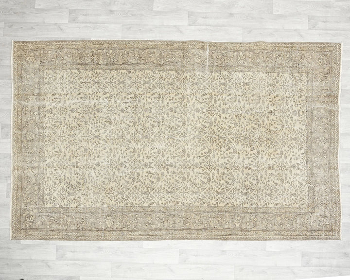 Multicolor Turkish Oushak Rug 5' x 8' 7" Hand-Knotted | No. VR56080