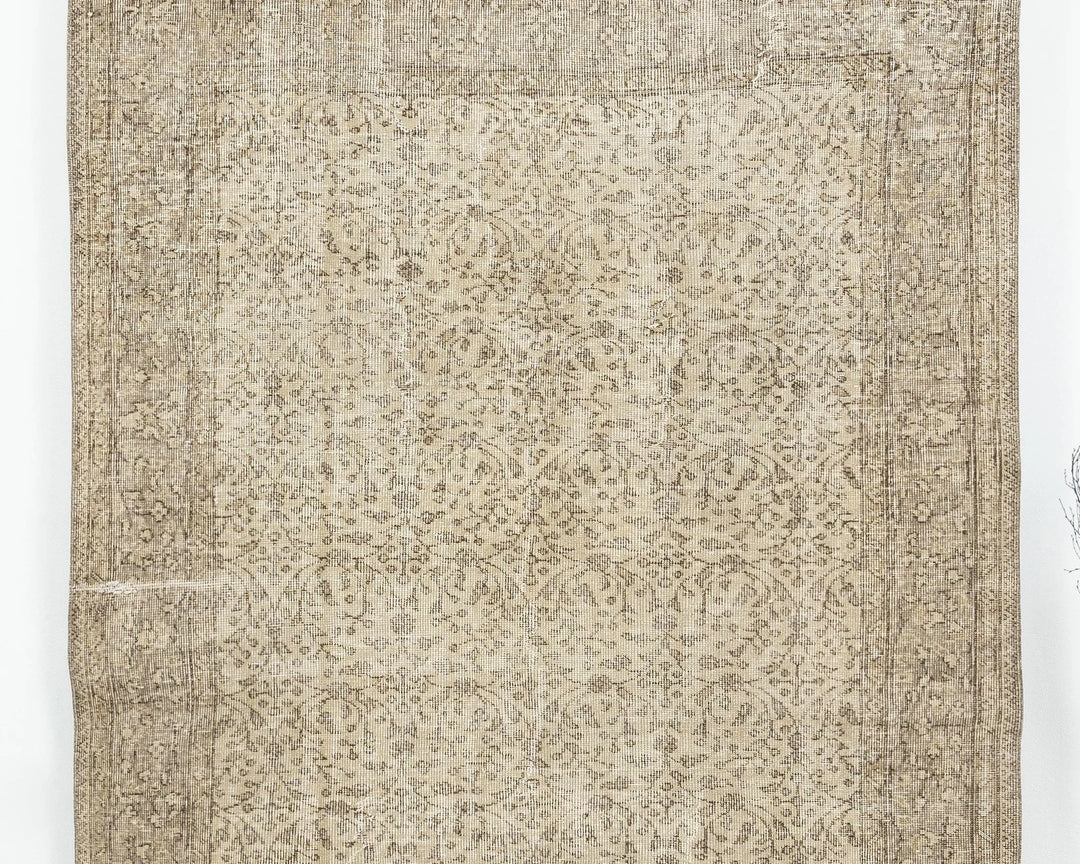 Multicolor Turkish Oushak Rug 5' x 8' 7" Hand-Knotted | No. VR56080