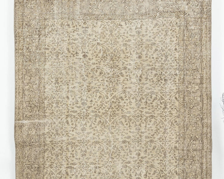 Multicolor Turkish Oushak Rug 5' x 8' 7" Hand-Knotted | No. VR56080
