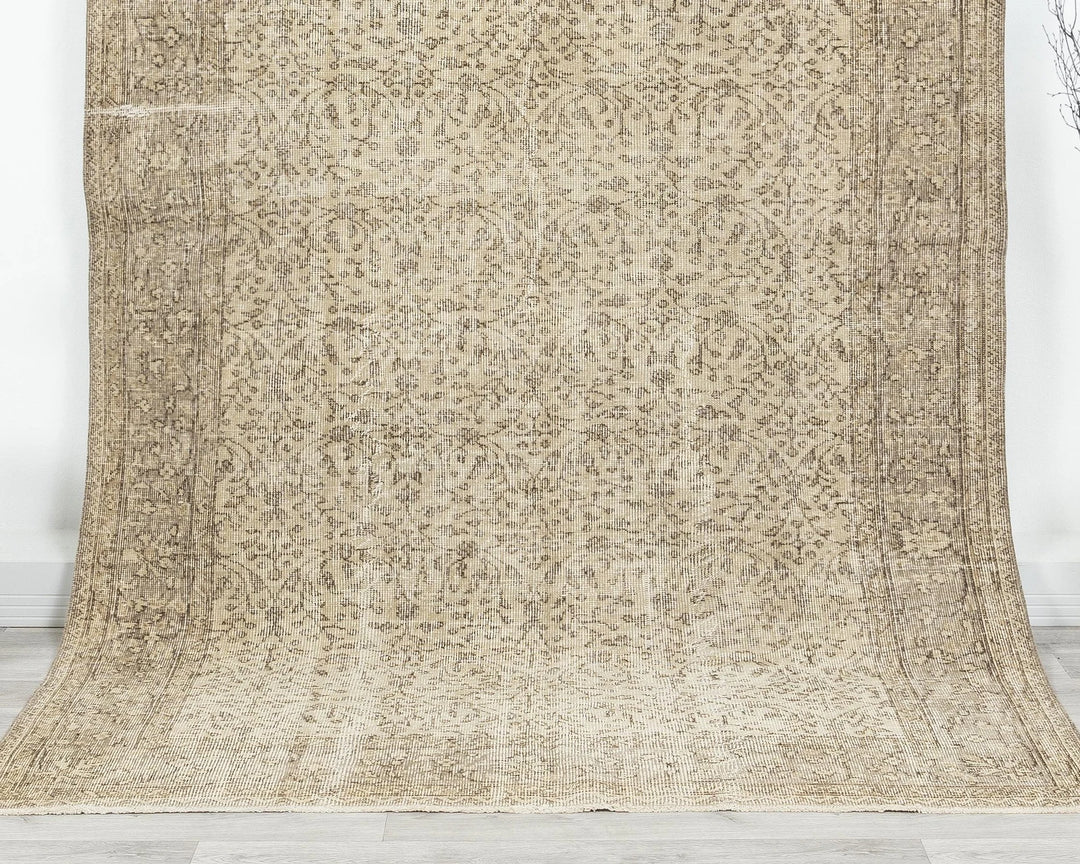 Multicolor Turkish Oushak Rug 5' x 8' 7" Hand-Knotted | No. VR56080