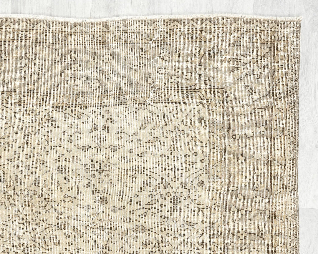 Multicolor Turkish Oushak Rug 5' x 8' 7" Hand-Knotted | No. VR56080