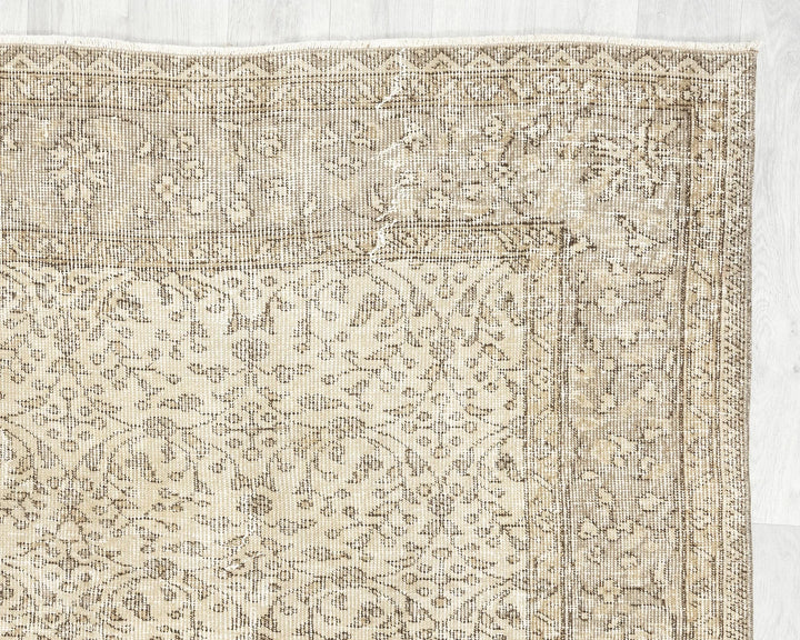 Multicolor Turkish Oushak Rug 5' x 8' 7" Hand-Knotted | No. VR56080