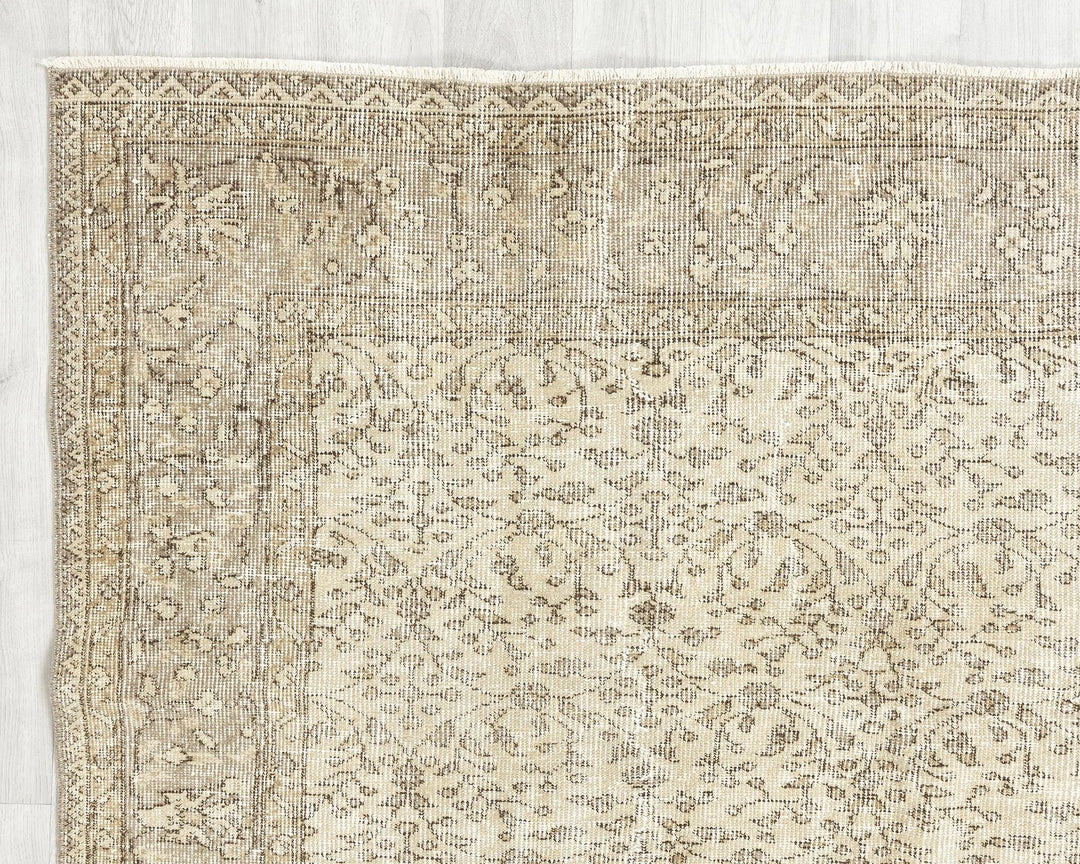 Multicolor Turkish Oushak Rug 5' x 8' 7" Hand-Knotted | No. VR56080