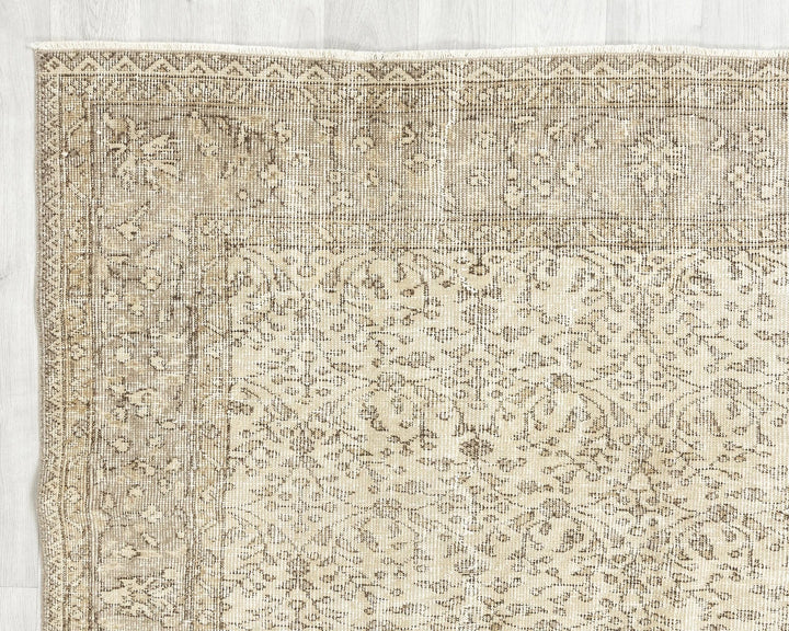 Multicolor Turkish Oushak Rug 5' x 8' 7" Hand-Knotted | No. VR56080