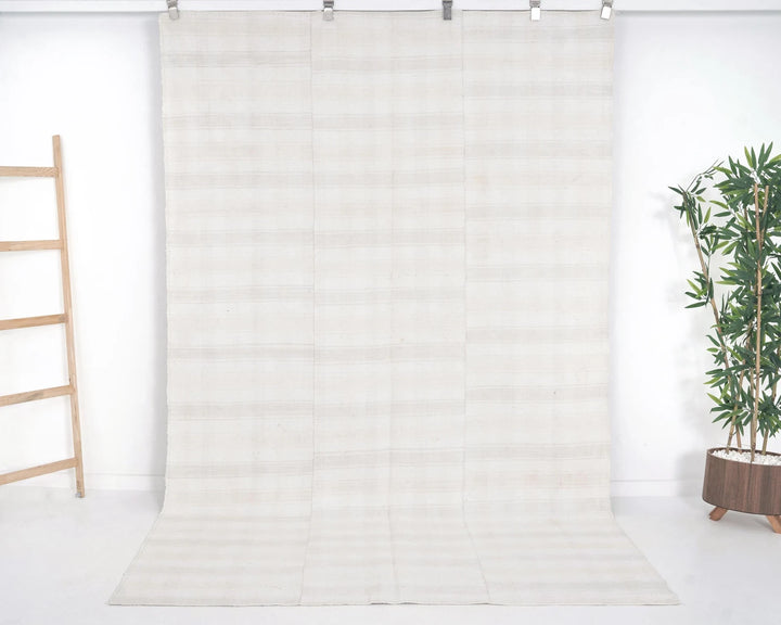 Multicolor Turkish Kilim Rug 8'11" x 5'8" Flat-Weave | No. VR56214