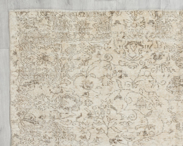 Multicolor Turkish Oushak Rug 6' 7" x 8' 11" Hand-Knotted | No. VR56350