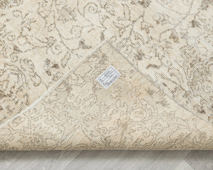 Multicolor Turkish Oushak Rug 6' 7" x 8' 11" Hand-Knotted | No. VR56350