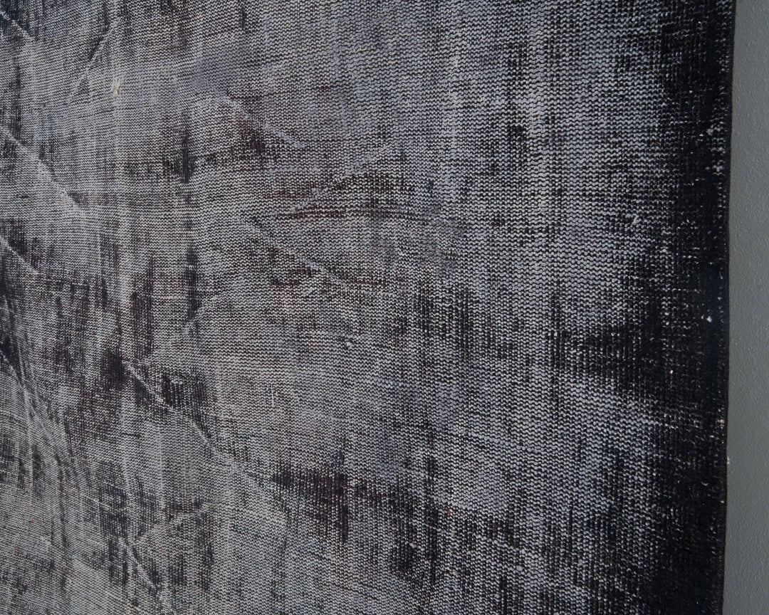 Black Vintage Turkish Rug 5' 9" x 8' 7" | No. VR56369