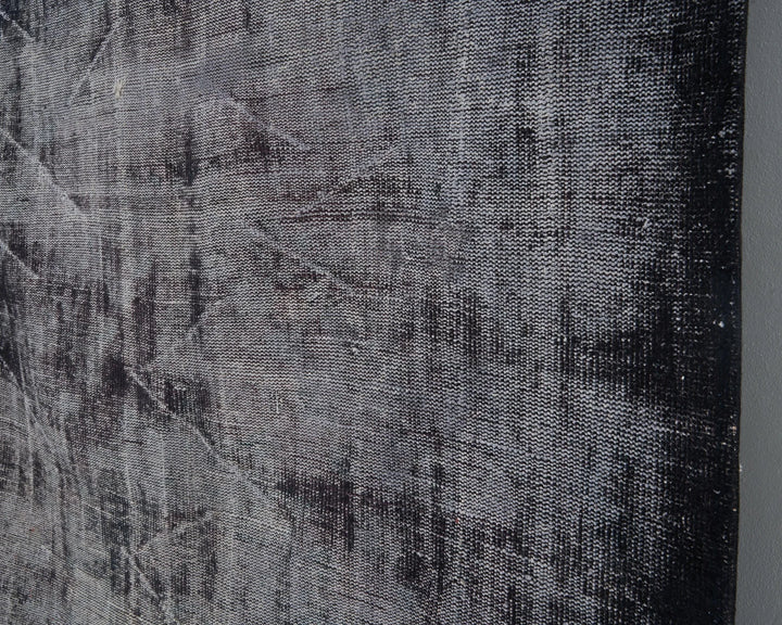 Black Vintage Turkish Rug 5' 9" x 8' 7" | No. VR56369
